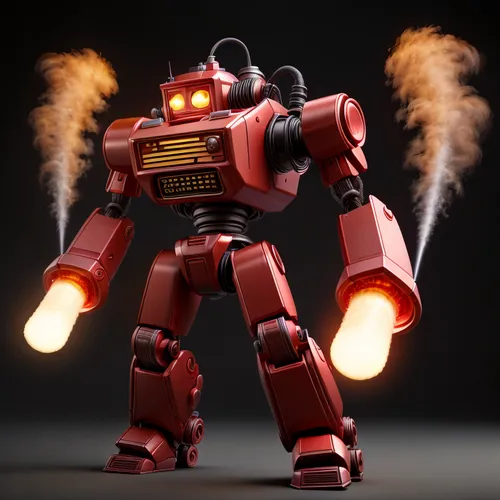 minibot,firebrat,fire beetle,3d model,firespin,hot rod,3d render,detonator,bolt-004,scorch,mech,cinema 4d,3d rendered,topspin,bot,afterburner,robot combat,fire fighter,mecha,rear light