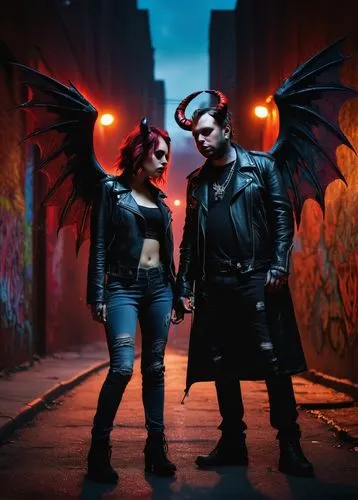 angel and devil,angels of the apocalypse,devils,vampires,halloween 2019,halloween2019,lucifer,goths,couple goal,goth subculture,angels,dark gothic mood,gothic portrait,devil wall,goth weekend,gargoyles,angelology,halloween costumes,bats,cosplay image,Art,Artistic Painting,Artistic Painting 41