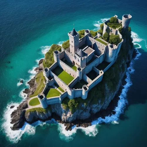 castle de sao jorge,templar castle,galician castle,dunluce,castel,seafort,Illustration,Realistic Fantasy,Realistic Fantasy 06