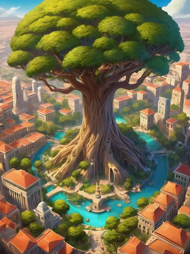 dragon tree,flourishing tree,tree of life,a tree,tree,bigtree,circle around tree,the japanese tree,tree top,bonsai,tree mushroom,fig tree,madagascar,tropical tree,rosewood tree,sacred fig,smaller tree,celtic tree,wondertree,sakura tree,Illustration,Realistic Fantasy,Realistic Fantasy 01