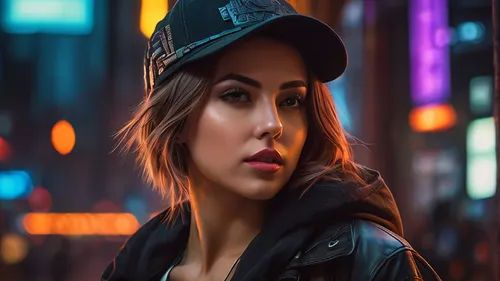 girl wearing hat,city ​​portrait,the hat-female,photoshop manipulation,portrait background,background bokeh,3d background,derya,bokeh effect,girl making selfie,image manipulation,photographic background,girl with gun,zofia,bokeh,edit icon,creative background,ana,girl in a long,woman holding gun,Photography,General,Fantasy