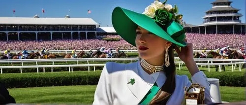 majorette (dancer),arlington park,racecourse,horse racing,steeplechase,racehorse,the hat-female,songbird,celtic queen,bugler,the hat of the woman,ladies hat,lily of the field,prince of wales feathers,crown render,shamrock,gold cap,irish cream,jockey,stallion parade in 2017,Photography,Fashion Photography,Fashion Photography 21