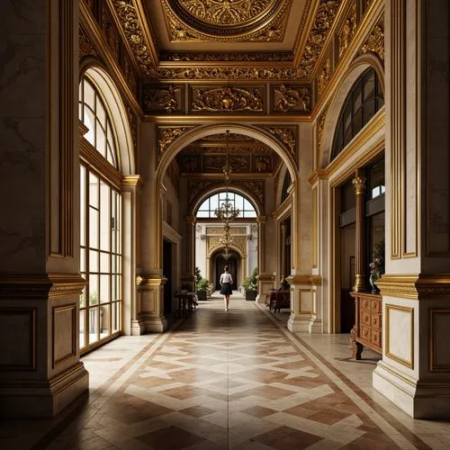 louvre,louvre museum,versailles,hermitage,enfilade,cochere,hallway,neoclassical,corridor,entrance hall,orsay,archly,corridors,europe palace,ornate room,musée d'orsay,royal interior,baglione,vatican museum,neoclassicism