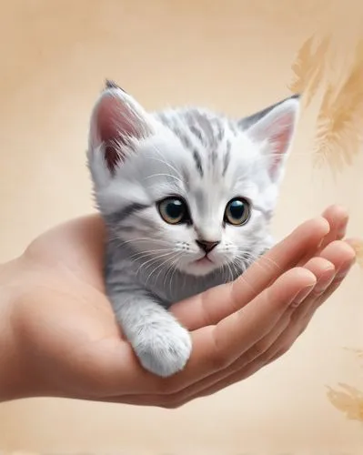 cute cat,kitten,palm kitten,tabby kitten,kittens,blossom kitten,little cat,paw,american shorthair,turkish angora,polydactyl cat,british shorthair,kitten baby,pet vitamins & supplements,small animal food,cat image,american wirehair,white cat,cute animal,ginger kitten,Conceptual Art,Fantasy,Fantasy 02