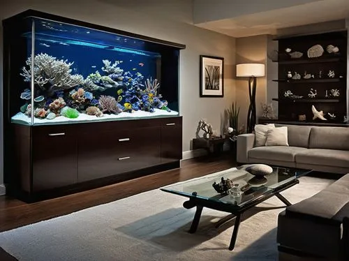 reef tank,fish tank,coral reef,tv cabinet,living room modern tv,contemporary decor,great room,reef,marine tank,modern decor,livingroom,modern room,aquarium,family room,modern living room,overstocked,interior modern design,biotope,bonus room,ocean underwater,Photography,Black and white photography,Black and White Photography 08