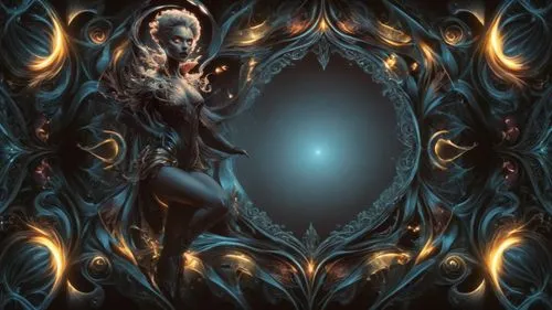 mirror of souls,art nouveau frame,magic mirror,art nouveau frames,frame illustration,the mirror,keyhole,masquerade,dark art,mirror frame,art nouveau,dark elf,fantasia,fantasy portrait,a200,aura,the enchantress,the door,art nouveau design,blue enchantress