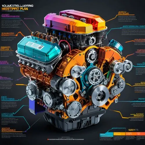 mercedes engine,car engine,race car engine,internal-combustion engine,truck engine,turbogenerator,Unique,Design,Infographics