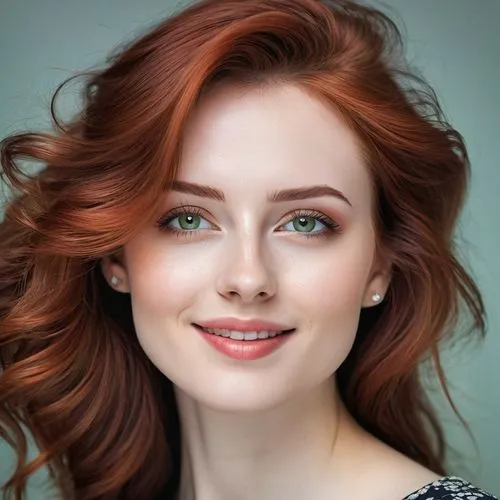 red-haired,redhair,redheads,red hair,red head,redhead,natural color,redheaded,woman portrait,young woman,redhead doll,natural cosmetic,beautiful face,elsa,heterochromia,romantic look,attractive woman,beautiful young woman,ginger rodgers,eurasian,Illustration,Paper based,Paper Based 11