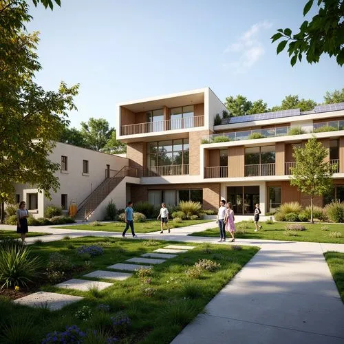 cohousing,3d rendering,new housing development,townhomes,mid century house,passivhaus,renderings,tonelson,modern house,residential,school design,townhome,cantilevers,ecovillages,netherwood,residential house,neutra,smart house,technion,residences