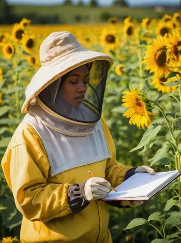 sunflower coloring,neonicotinoids,apiculture,farmworker,sunflower field,picking flowers,beekeeper,agriculturist,pollinating,beekeepers,beekeeping,girl picking flowers,bee farm,agronomist,agribusiness,agriculturalist,biopesticides,agribusinesses,field flowers,sunflowers and locusts are together,Art,Artistic Painting,Artistic Painting 25