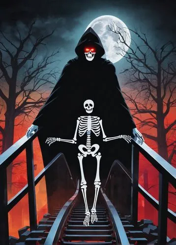 halloween poster,grim reaper,grimm reaper,danse macabre,skulduggery,deadman,skeletal,halloween background,skelton,dethklok,halloween and horror,shinigami,skeleton key,scull,helloween,backmasking,anonymizer,reaper,halloween wallpaper,skeleltt,Art,Artistic Painting,Artistic Painting 46