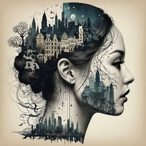 imaginarium,paris clip art,sci fiction illustration,imagineer,ravenclaw,city ​​portrait,castles,fairy tale icons,phrenologist,phrenology,bioshock,neverwhere,imaginacion,miniaturist,fantasy city,westerfeld,victoriana,woman thinking,fairy tale character,idealisation,Unique,Paper Cuts,Paper Cuts 04