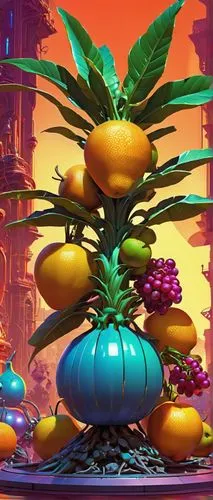 stylized macaron,tangerine tree,rank plant,mushroom landscape,halloween background,calabaza,candy pumpkin,bonsai,mushroom island,pot plant,thanksgiving background,cornucopia,flowerful desert,decorative pumpkins,potted plant,papaya,fruit bowl,fat plants,candy cauldron,terracotta flower pot,Conceptual Art,Sci-Fi,Sci-Fi 19