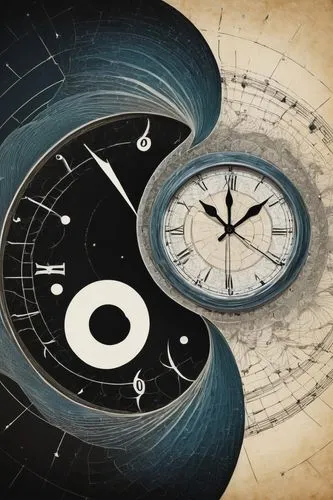 time spiral,magnetic compass,chronometer,compasses,geocentric,clockmaker,astronomical clock,clock face,bearing compass,compass,flow of time,planisphere,compass direction,clock,clocks,moon phase,time pressure,orrery,watchmaker,four o'clocks,Illustration,Abstract Fantasy,Abstract Fantasy 07