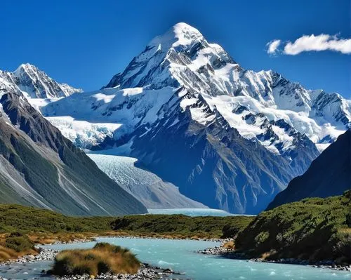 everest region,glacial landform,new zealand,mt cook,south island,newzealand nzd,patagonia,mount everest,glacial melt,karakoram,himalaya,nz,landscape mountains alps,torres del paine national park,snowy mountains,chile,paine massif,glaciers,mountainous landscape,giant mountains,Photography,General,Realistic