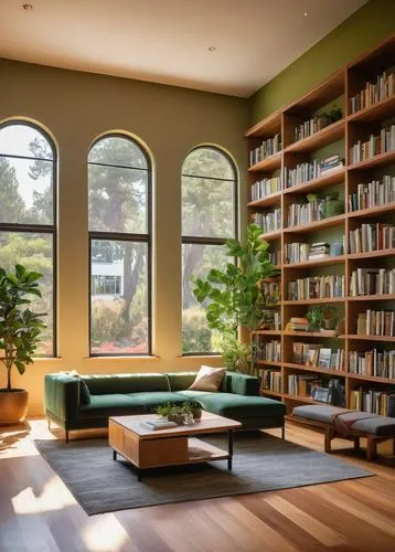 reading room,sunroom,bookshelves,bookcases,study room,book wall,library,marylhurst,bookcase,old library,wooden windows,livingroom,living room,bookbuilding,sitting room,bibliothek,mid century modern,great room,bibliotheca,bookshelf,Illustration,Black and White,Black and White 16