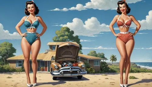 pin-up girls,retro pin up girls,pin up girls,pin ups,pin-up girl,pin-up,retro pin up girl,pin up girl,pin up,50's style,retro women,edsel,pinup girl,pin-up model,vintage girls,buick super,vintage man and woman,fifties,buick y-job,vintage art,Illustration,Children,Children 03