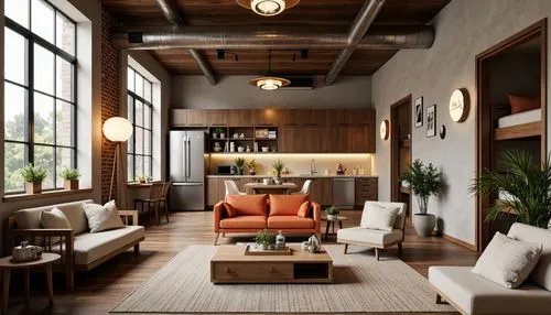 loft,living room,interior modern design,livingroom,modern living room,luxury home interior,contemporary decor,home interior,modern decor,lofts,wooden beams,interior design,sitting room,apartment lounge,interior decoration,interior decor,3d rendering,modern room,an apartment,interiors