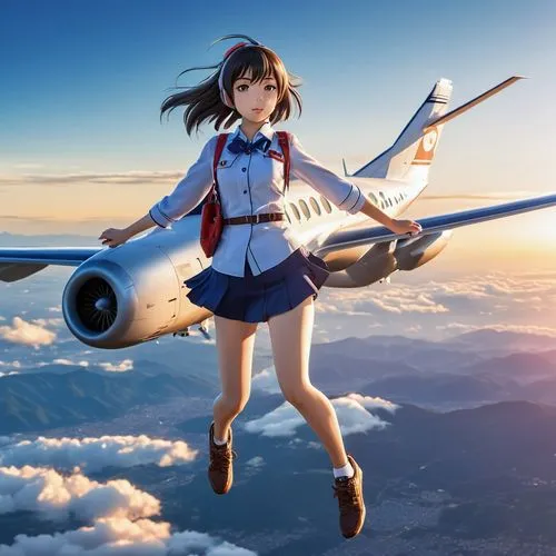 delta sailor,flying girl,tsukiko,flying,aeronautic,flightaware,Photography,General,Realistic