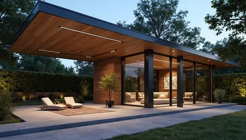 modern house,folding roof,summer house,landscape design sydney,pool house,carport,sunroom,mid century house,carports,pavillon,cubic house,modern architecture,landscape designers sydney,prefab,eichler,mid century modern,garden design sydney,frame house,pergola,summerhouse