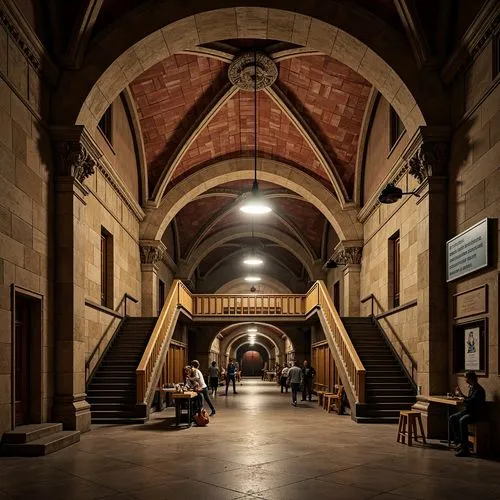 rijksmuseum,guastavino,train station passage,kunsthistorisches museum,conciergerie,arcaded,station hall,mezzanine,galleries,entrance hall,foyer,crypt,undercroft,landesmuseum,hall,cloisters,pinacoteca,vestibule,art gallery,vaults