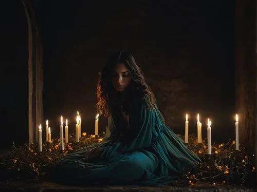 fairies,candlelit,divali,magdalene,candlelight,candlelights,candelight,praying woman,woman praying,lubezki,la violetta,herodias,mahdawi,sokurov,kayako,semiramide,isolde,volturi,luminita,kahlan,mastani