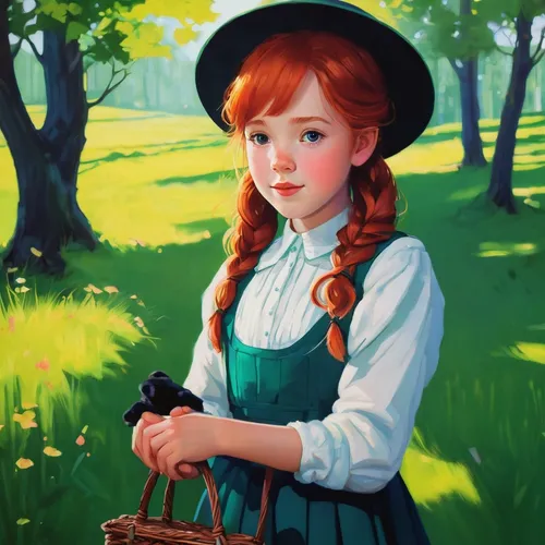 girl picking apples,girl with bread-and-butter,girl in the garden,young girl,girl picking flowers,girl with tree,little girl in wind,pippi longstocking,redhead doll,child portrait,the little girl,countrygirl,farm girl,cinnamon girl,portrait of a girl,child girl,country dress,little girl,girl wearing hat,girl portrait,Conceptual Art,Fantasy,Fantasy 19