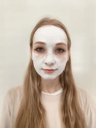 medical face mask,clay mask,masque,porcelaine,a wax dummy,pale,beauty mask,wearing face masks,natural cosmetic,face mask,pierrot,white lady,mime,facemask,mime artist,girl on a white background,beauty face skin,portrait of a girl,covid-19 mask,cosmetic