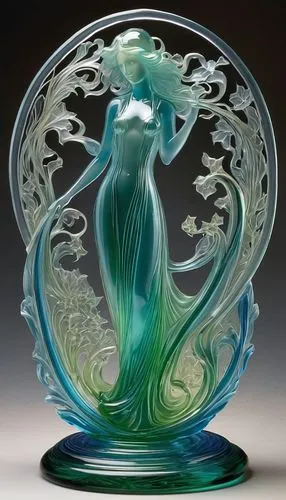 Art Nouveau glass sculpture, Lalique glassware, stained glass effect,
Art Nouveau glass sculpture, Lalique glassware,glasswares,glass vase,art nouveau design,art nouveau,glass painting,water lily plat