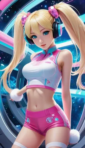 vocaloid,michiru,pacifica,kii,zenon,junko,pyon,cyberstar,iruma,harmonix,mari,usagi,winamp,astronema,hatsune miku,chun,emi,urarina,irabu,hatsune,Illustration,Realistic Fantasy,Realistic Fantasy 08