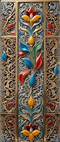 patterned wood decoration,wall panel,panel,khamsa,azulejos,cloisonne,Illustration,Realistic Fantasy,Realistic Fantasy 43