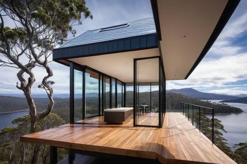 mirror house,tasmanian,tasmania,landscape design sydney,utzon,cubic house,roof landscape,landscape designers sydney,inverted cottage,observation deck,cantilevered,summer house,the observation deck,dunes house,weatherboards,tree house hotel,cube stilt houses,house in mountains,glass roof,prefab,Photography,Documentary Photography,Documentary Photography 13