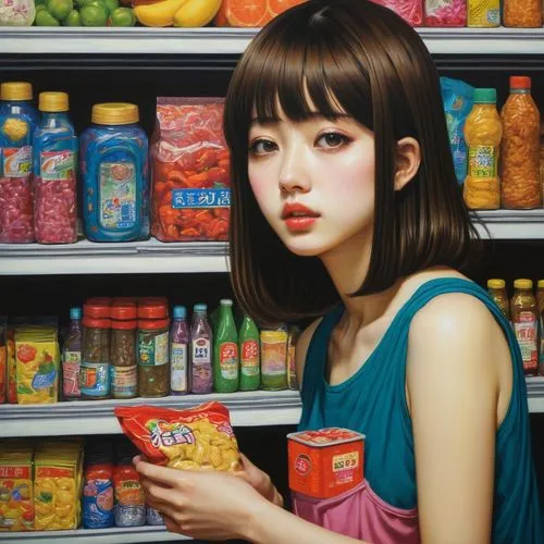 jianying,suzong,hyperrealism,photorealist,jasinski,youliang,hoshihananomia,welin,janome chow,xueying,girl with bread-and-butter,zuoying,nongshim,oriental girl,candies,painter doll,grocery,jianxing,mari makinami,yanzhao,Illustration,Realistic Fantasy,Realistic Fantasy 08