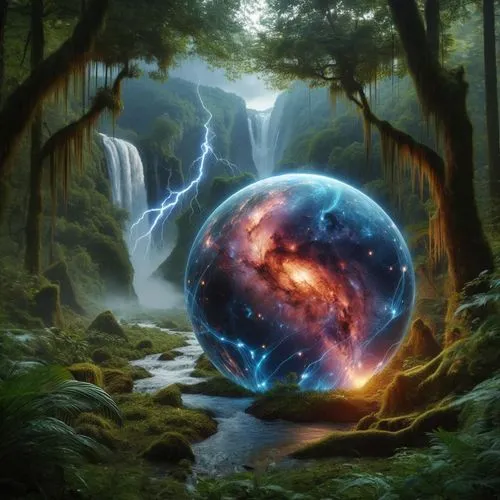 fantasy picture,fantasy art,fantasy landscape,arkenstone,orb,3d fantasy,crystal ball,silmarils,world digital painting,mystical,fairy world,astral traveler,mother earth,fantasy world,dreamstone,firefall,cosmosphere,supernovae,crystal ball-photography,magical