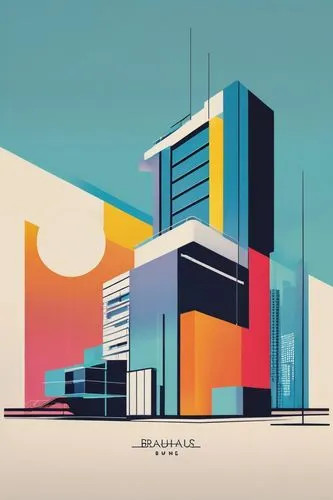 abstract corporate,stereolab,escala,abstract retro,tall buildings,jaragua,mubadala,highrise,areopolis,megapolis,architectures,colorful city,metropolises,buildings,lovemark,cityscapes,cityscape,architettura,metropole,megacorporation,Art,Artistic Painting,Artistic Painting 43