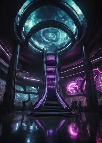 futuristic art museum,spaceship interior,vanu,ufo interior,sky space concept,cyberia,futuristic landscape,futuristic,sulaco,arcology,servitor,spaceport,scifi,spaceship space,lair,silico,sci - fi,cybercity,polybius,octavarium,Illustration,Realistic Fantasy,Realistic Fantasy 47