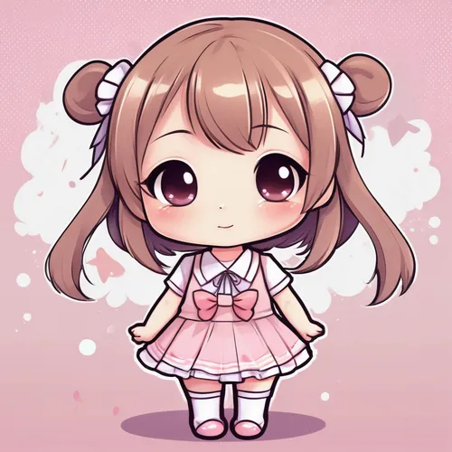 chibi girl,chibi,mikuru asahina,miku maekawa,cocoa,pink bow,kawaii girl,kawaii,honmei choco,ram,kawaii pig,cream blush,hair ribbon,azuki bean,cherry blossom,cinnamon roll,cherry blossoms,mini carnation,pink cherry blossom,small poly