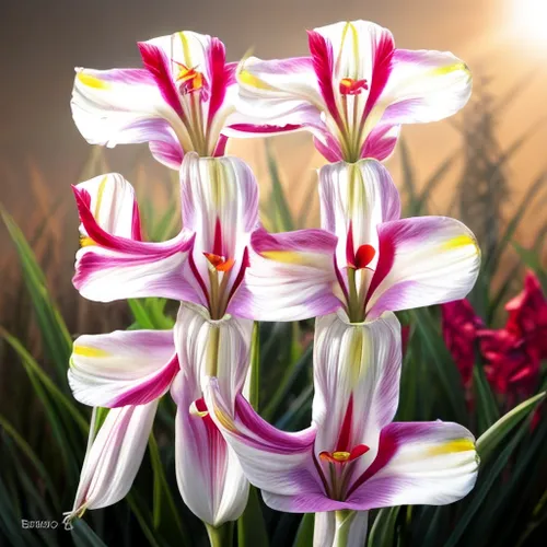 flowers png,easter lilies,tulip white,tulip flowers,tulip background,tulipa,white tulips,stargazer lily,calla lilies,torch lilies,wild tulips,freesias,lilies of the valley,lilies,wild tulip,jonquils,lillies,pink hyacinth,gladiolus,bulbous flowers,Realistic,Flower,Gladiolus