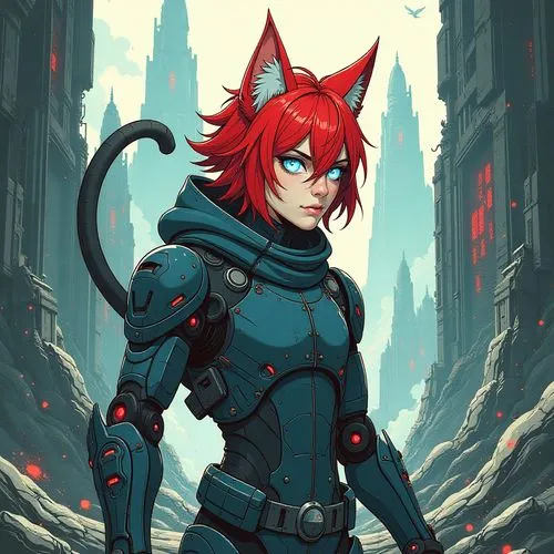 red cat,redcat,cinnabar,darth talon,miqati,faunus,Conceptual Art,Sci-Fi,Sci-Fi 08