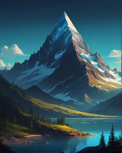 mountains,mountain landscape,mountain,mountain range,mountain scene,giant mountains,high mountains,landscape background,mountain slope,mountainous landscape,mountainside,mountain peak,autumn mountains,moutains,mountain mountains,snowy peaks,moraine,mountain and sea,mountain ranges,mountain world,Conceptual Art,Fantasy,Fantasy 17