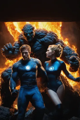 xmen,fantastic four,avenger hulk hero,marvel figurine,x-men,digital compositing,x men,human torch,superhero background,fire background,mystique,marvel comics,avengers,hulk,marvel,doomsday,marvels,blue demon,photoshop manipulation,collectible action figures