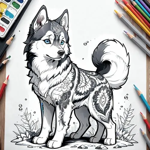 inugami,siberian husky,huskey,yukai,okami,balto,Anime,Anime,General