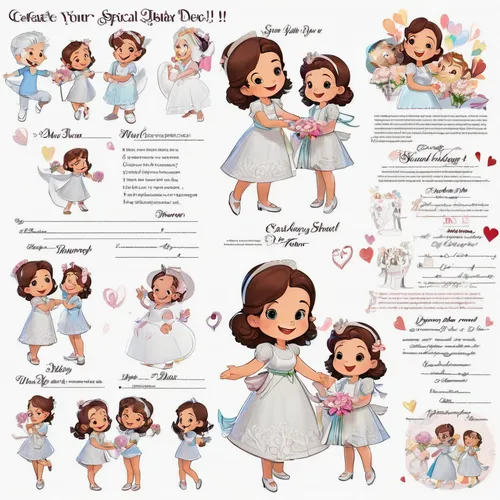 sewing pattern girls,heart clipart,wedding dresses,kids illustration,wedding invitation,wedding ceremony supply,illustrations,wedding dress train,doll kitchen,catalog,little girl dresses,nurse uniform,bridal clothing,bridal jewelry,digiscrap,scrapbook clip art,pediatrics,keyword pictures,placemat,fairy tale icons,Unique,Design,Character Design