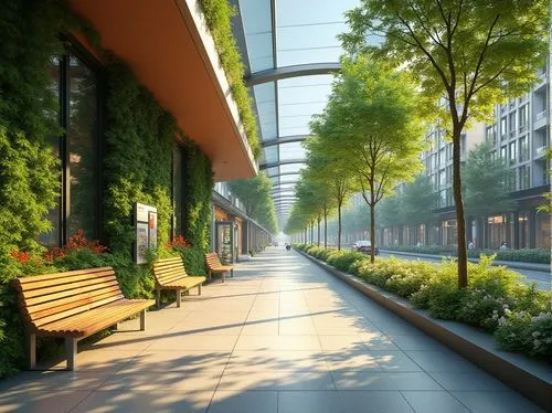 biopolis,landscaped,microhabitats,sanlitun,3d rendering,omotesando,citycenter,walkway,hafencity,urban design,greentown,marunouchi,greenspace,pedestrianized,firstcity,urban landscape,microdistrict,skyways,kunshan,wintergarden,Photography,General,Realistic