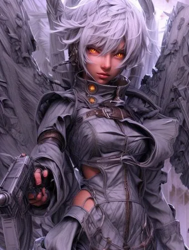 riven,nier,dark angel,motoko,drakengard,meteora,yagyu,khatuna,cerus,claymore,fallen angel,ayane,raiden,seras,kusanagi,cyberangels,haseo,dark elf,ravager,shimei