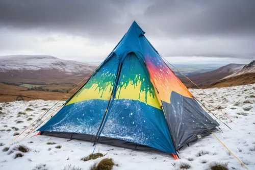 Terra Nova Southern Cross 2 tent pitched in snow in Brecon Beacons,tent tops,tent camping,roof tent,camping tents,snow shelter,tent,weatherproof,large tent,camping tipi,tents,tent at woolly hollow,fis