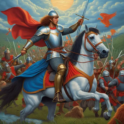 joan of arc,conquistador,st george,day of the victory,wall,king caudata,cavalry,napoleon bonaparte,king arthur,alea iacta est,crusader,kyrgyzstan som,bactrian,honor,french digital background,patrol,napoleon,pegaso iberia,vive la france,jousting,Illustration,Retro,Retro 16