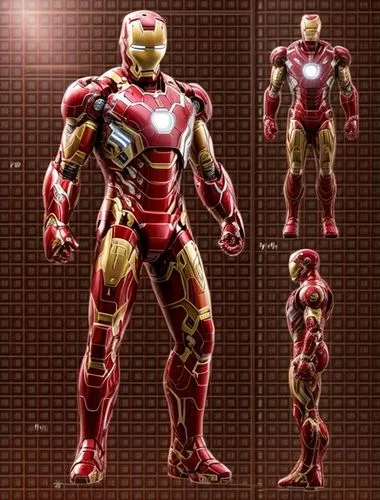 red and golden iron man,ironman,iron man,iron-man,tony stark,iron,marvel figurine,actionfigure,steel man,war machine,iron mask hero,seamless texture,avenger,armor,avenger hulk hero,action figure,iron 