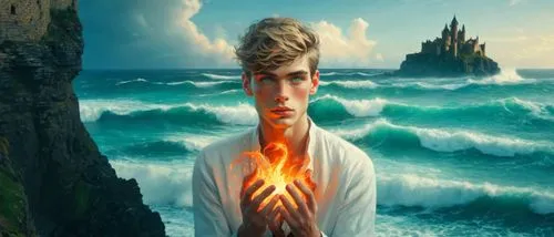 pyrokinesis,fireheart,flame spirit,pillar of fire,flame of fire,fire and water