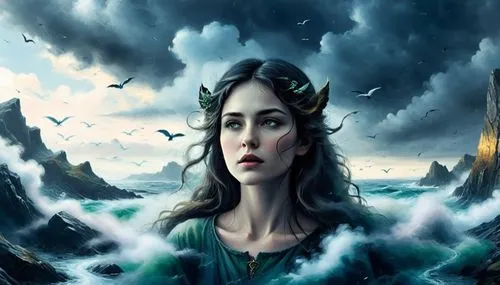 amphitrite,sirene,sirens,sigyn,kahlan,fathom,Illustration,Realistic Fantasy,Realistic Fantasy 25